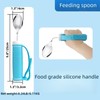 UKYCEORA Dietary Aid Tableware,Weighted Handle with Straps,Relieves Hand Tremors,Suitable for