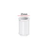 5Pcs PVC Double Female Adaptor, White Conduit Adaptor, 25mm Seal