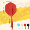 UTXN 8Pcs Dart Flights, Integrated Dart Flights, Darts Accessories, Darts
