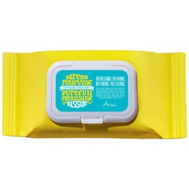 Arial Stress Relieving Purefull Cleansing Tissue, 80 sheets, 4 pcs / 아리얼 스트레스 릴리빙 퓨어풀 클렌징 티슈, 80매입, 4개