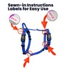 LufeLux Non Restrictive Large Dog Harness, Easy Walk Freedom No