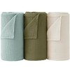 Bearmoss Muslin Swaddle Blankets, 40 x 38 inches Baby Swaddle