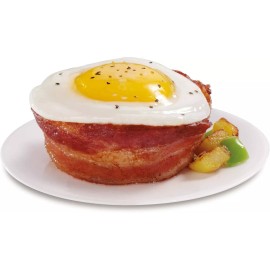 As Seen On TV Bacon Bowl Bread Bowl for Soups, Stews, Eggs, Salads, Pasta, Breakfast Maker