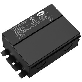 LED Driver 24V 60W DimmableTriac ELV/MLV LED Transformer Compatible with Lutron&Leviton Switches,for LED Strip Lights, Kitchen, Cabinet, UL&FCC-Listed