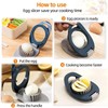 QUNLIUJIAO Set of 2 Egg Cutters with Egg Cutter, Egg