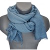 Ella Jonte Wide Men's Scarf in 3 Colours Blue Beige