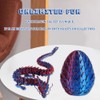 3D Dragon Egg Articulating Gemstone Crystal Dragon Figurine 3D Eggs