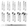 Set 4, 20 x gouge blades (2 x each) 1