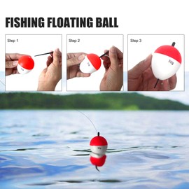 Dingbear 16pcs(30g, 20g,10g, 5g) White Pot-Bellied Float Multi-Purpose Pot-Bellied Float