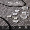 CRFATOP Waterproof Dining Chair Seat Covers Set of 4, Stretch