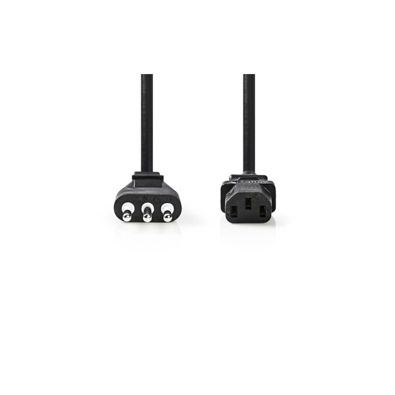 Nedis Power Cable - Italy Plug - IEC-320-C13 - Straight