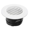 Gadpiparty Round Air Vent Cover Adjustable Soffit Vent for Indoor