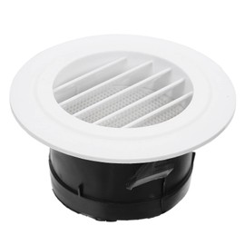 Gadpiparty Round Air Vent Cover Adjustable Soffit Vent for Indoor Exhaust Easy to Clean for Kitchen Bathroom and Office Use Enhanced Airflow and Noise Reduction