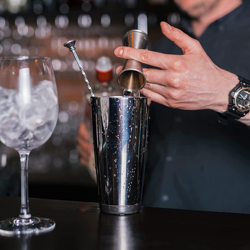 KisSealed 3 Pcs Double Cocktail Jigger for Bartending,Food-Grade Stainless Steel