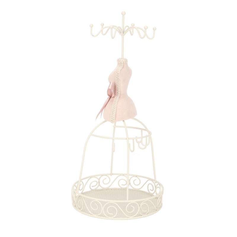 Mannequin Dress Jewelry Display Stand Earrings Necklace Storing Multifunctional Display