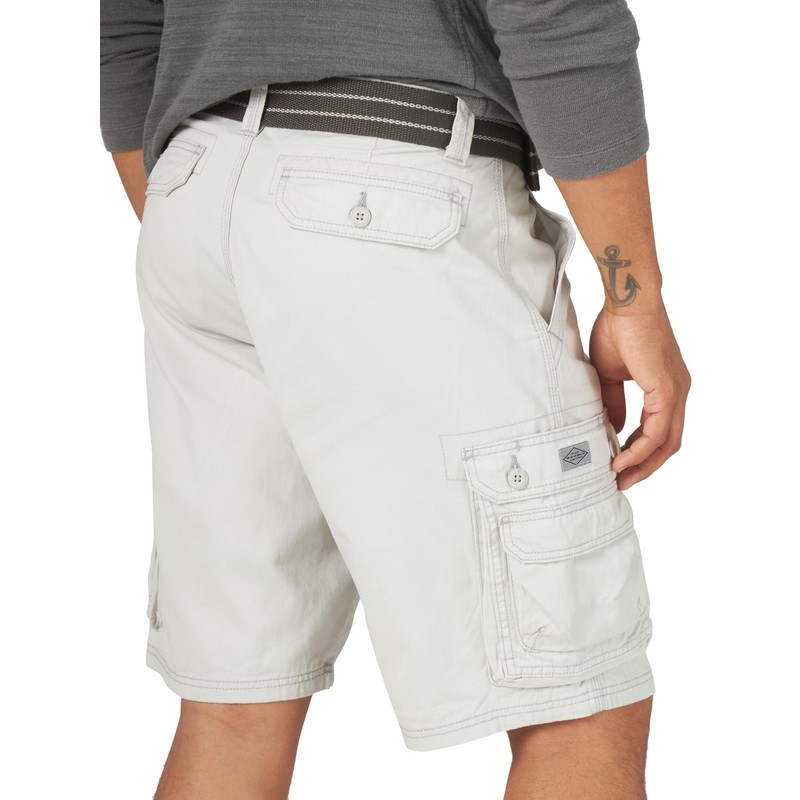 Lee Men's Dungarees New Belted Wyoming Cargo Shorts Cargos, Cadet