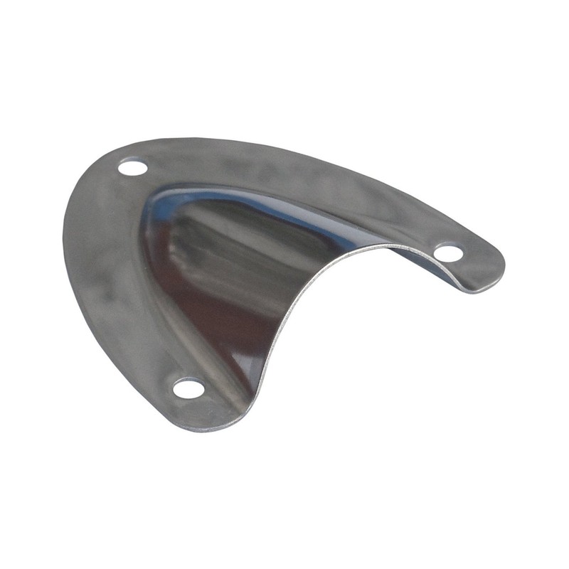 Amarine Made Stainless Steel Cable Cover,Boat Transducer Wiring Cover,Clamshell Vent