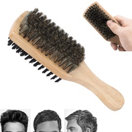 Men's Mustache Brush, Beard Grooming Kit Beard Comb Beard Care Tools Double‑Sided Beard Brush for Mustache Cleaning for Birthday Gifts