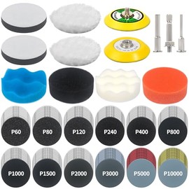 133 PCS Sanding Disc Drill Polishing Kit for Car and Wood