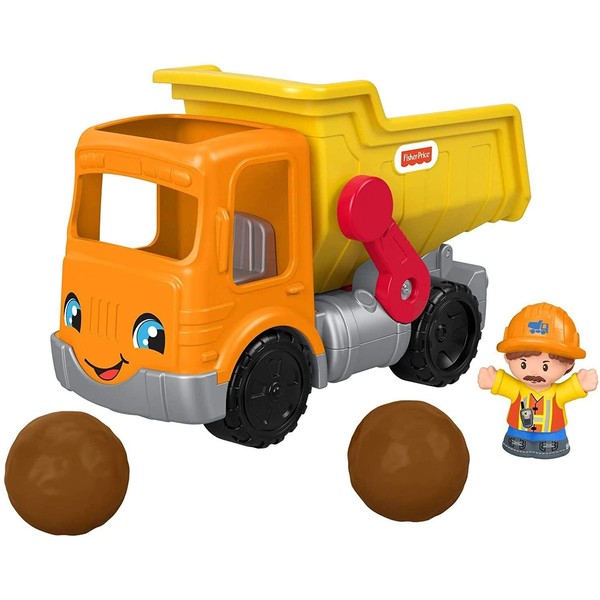 Fisher-Price Little People Work Together Dump Truck, Musical Toddler Toy