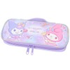 Sanrio My Melody Chrome Round Zipper Pencil Case Glitter Dress