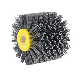 Nylon Brush 120 Grit Wire Drawing Wheel Brush Polishing Brush Polishing Disc for Satin Machine Black Abrasive Brush Bristle Brush Grit Brush for 19 mm Diameter Wood Brushes Machine
