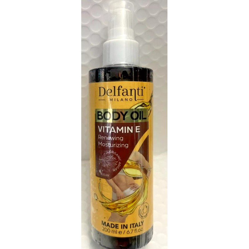 DELFANTI MILANO BODY OIL VITAMIN E RENEWING BODY FACE HAIR