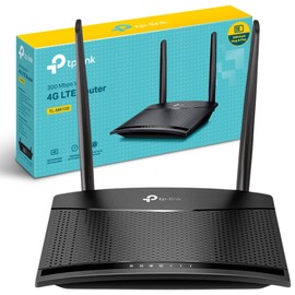 TP-Link TL-MR100 300 Mbps Wireless N 4G LTE Router, Supports Up to 32 Devices, Great Coverage, Easy Setup and Use, Encryptions for Secure Network, Plug and Play, Connect with up to 32 wireless devices