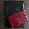 Care No Recycled Leather Bound Rope A5 size Envelope Wallet