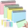 Revision Cards, 200 Sheets Lined Flash Cards Spiral-Bound, Index Cards