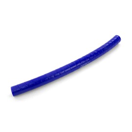 HPS 1/4" (6mm), FKM Lined Oil Resistant High Temperature Reinforced Silicone Hose, 1 Feet, Blue, 4mm Wall Thickness, 350F Max. Temp, (FKM-025-BLUE)