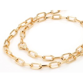 JTV 14 Piece Gold or Silver Tone Jewelry Set – Stackable Chain Necklaces and Bracelets – Chain Necklace and Bracelet Sets in Gold and Silver – Perfect Layering Jewelry - Christmas Gifts for Women