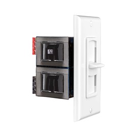 OSD 100W in Wall Volume Control Impedance Matching for Home Speakers, Slider White VMS100