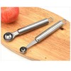 Set of 2 Fruit Spoon, Carving Tool, Hollow Out Spoon,