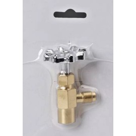 FluoroFusion PV14, Fluorofusion R600, R290 Piercing Valve Can Taper, 1/4" MF Hose Connection