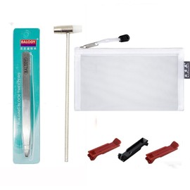 ENHANA - Herramienta separadora de bloques de construcción para microbloques, kit de herramientas de ladrillo, mini bloques tecnológicos, incluye 1 martillo multifuncional, 1 pinza de bloques y 5