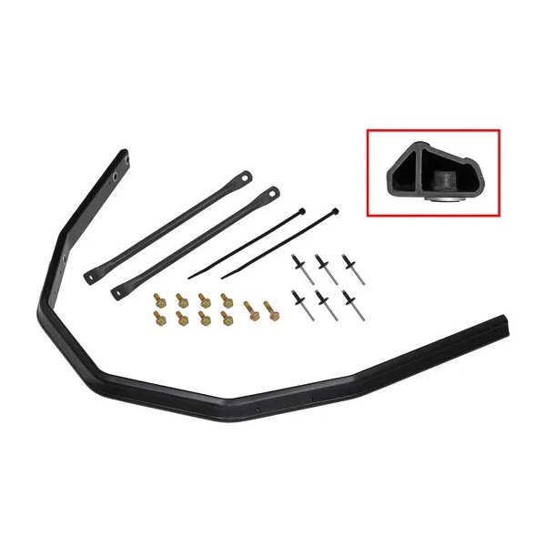 Sport Parts SP1 Black Heavy Duty Front Bumper for Ski-Doo