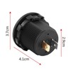 12 Volt Amp Meter Gauge, Akozon LED Voltmeter Ammeter, LED