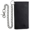 F&L CLASSIC RFID Blocking Mens Tri-fold Long Style Cowhide Leather