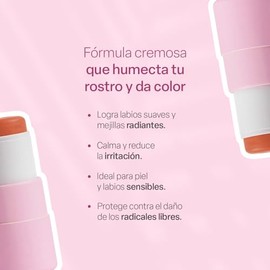 TEIA COSMETICOS Tinta Multiusos para labios, mejillas y párpados con ingredientes naturales (Peach Fuzz)