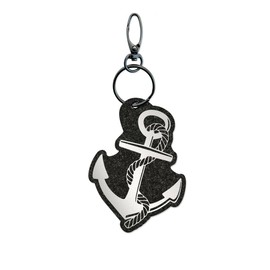 Reflexy Anchor Reflector Pendant – Recycled Felt Pedestrian Reflector Reflector Pendant Maritime Anchor Ship Boat Nautical Captain Sailor Sea Bear Sea Sea Ocean Reef