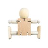 HSOMiD Cute Fidget Wood Robot Block Action Figures Model Theme,