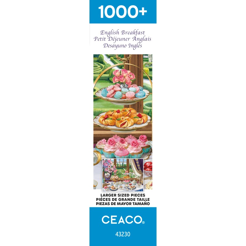 Ceaco - English Breakfast - 1000 Oversized Piece Jigsaw Puzzle