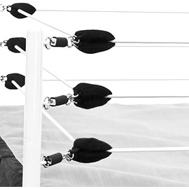 Ring Ropes for Small Wrestling Action Figure Rings (White)