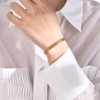 18K gold mesh bracelet for women's fashionable tennis bracelet with