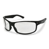 Crossfire CK7 Premium Safety Eyewear, Shiny Black Frame with Clear