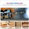 SpeTool 1/4 Inch Shank Down Cut Spiral Router Bit, 1-1/4