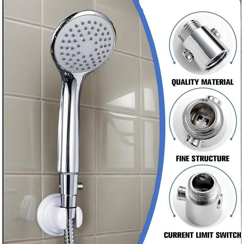 Amazleer Pack of 2 Shut-off Valve for Shower, Water Stopper,