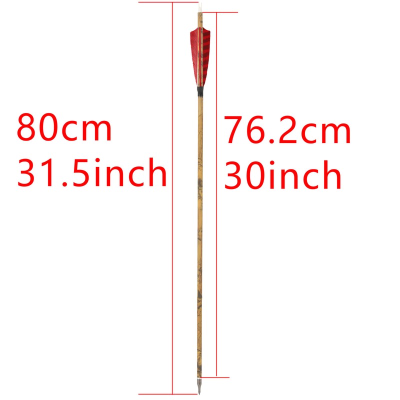 ZSHJGJR 30” Carbon Arrows Hunting Arrows with 4” Turkey Feather