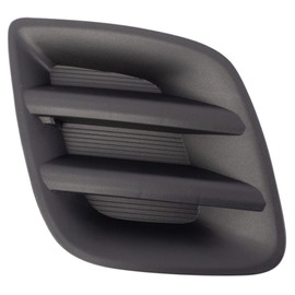 TRQ Front Right Fog Light Hole Cover Black Passenger Side Compatible with 2009-2012 Toyota RAV4 TO1039127